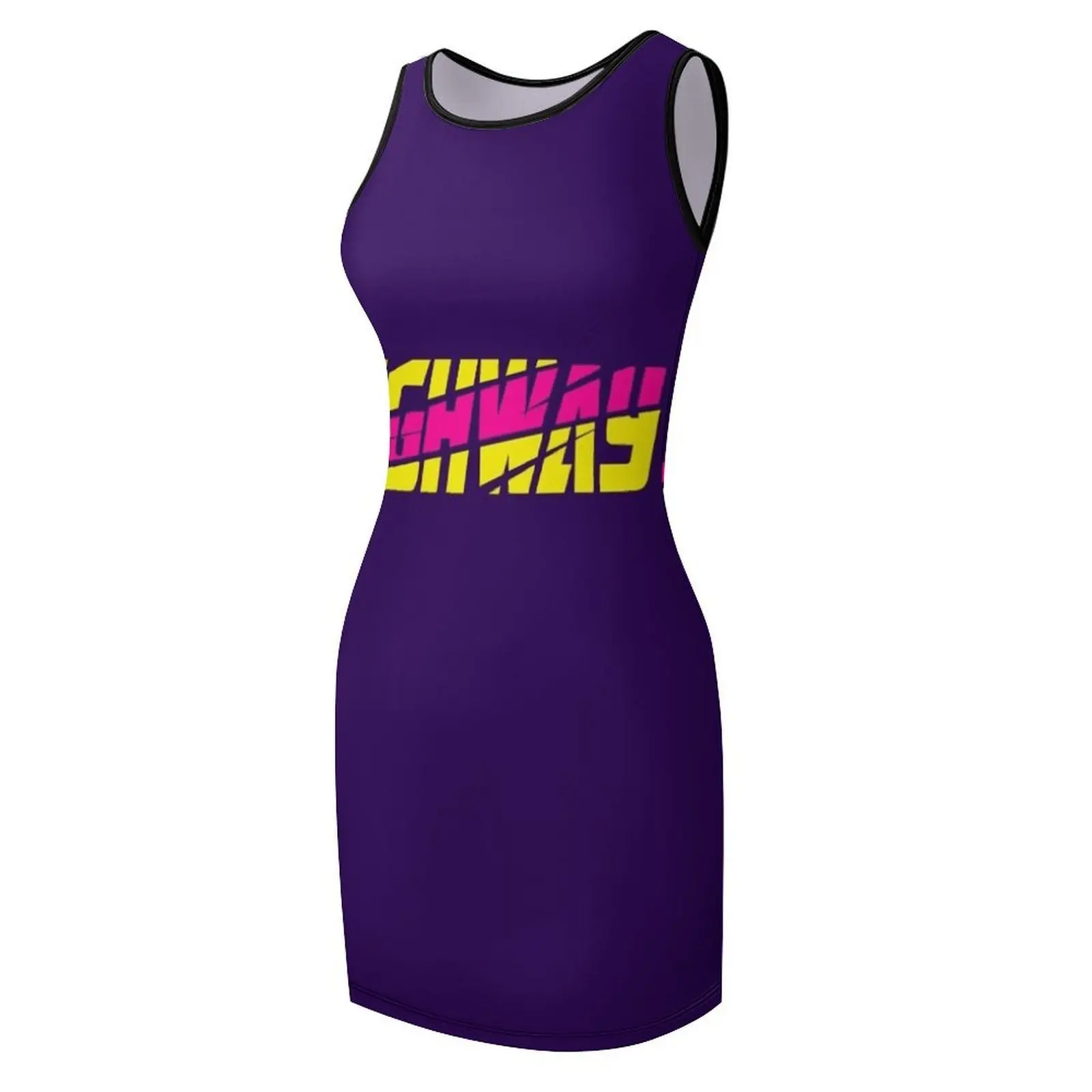 الطريق السريع القمامة الطباعة تي شيرت تصميم بلا أكمام فساتين الزفاف فساتين الحفلات بأكمام طويلة