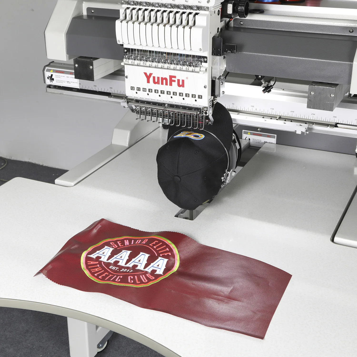 New Cap Flat Garments Computerized Embroidery Machine 1200 RPM 400x600mm Embroidery Area Engine Home Use Printing Shops Retail