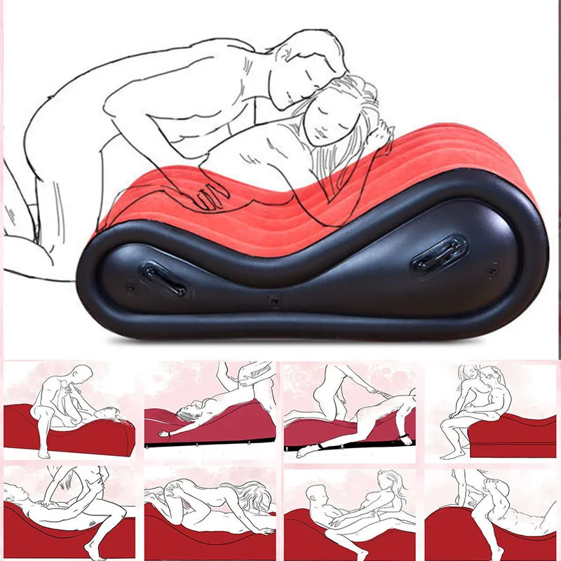 BDSM Bondage Sex Furniture Couples Roleplay Slave Torturing Dog Slave Cage Inflatable Sex Sofa Restraint Bracket Adult Products