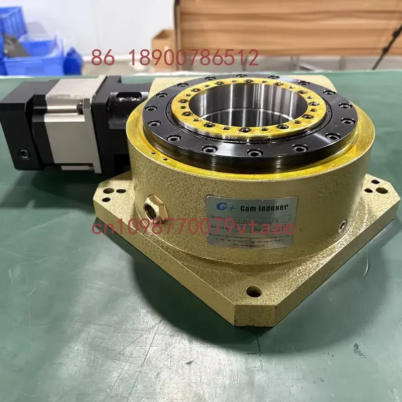 GYH90M Hollow Indexing Table Ratio 60 80 100 Roller-Type Transmission Low Backlash Roller Right Angle Cam Indexing Table