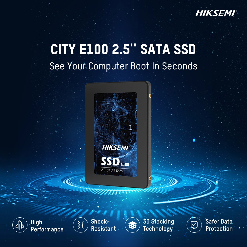 

HIKSTORAGE E100 SSD Internal 2.5 inch Sata 120GB 240GB 480GB Hard Disk 128GB 1024GB 512GB SSD Hard Drive For Laptop Notebook PC
