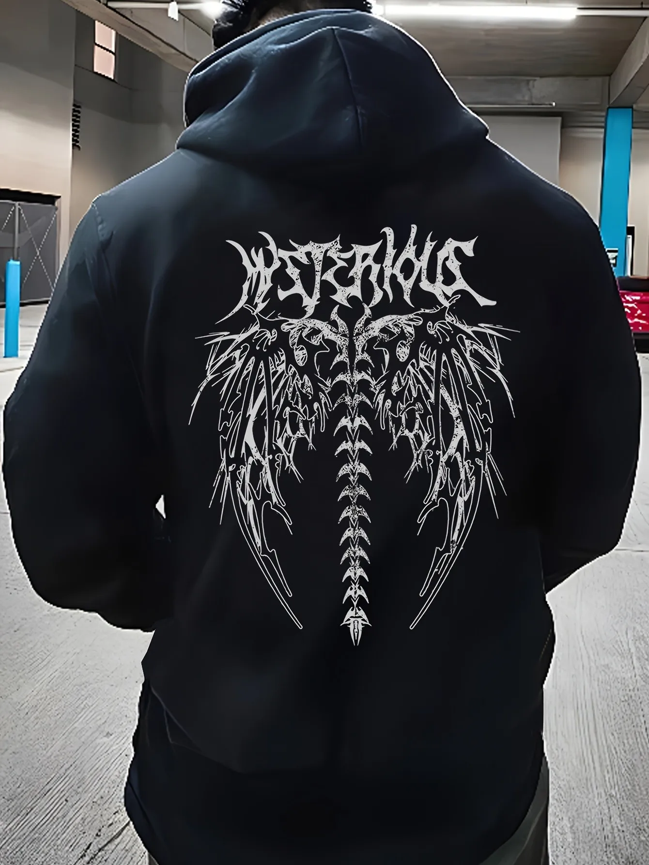 حار بيع الرجال المألوف الخريف الجمجمة الجناح رسالة مطبوعة لينة ومريحة مقنعين البلوز في الهواء الطلق تنوعا أعلى