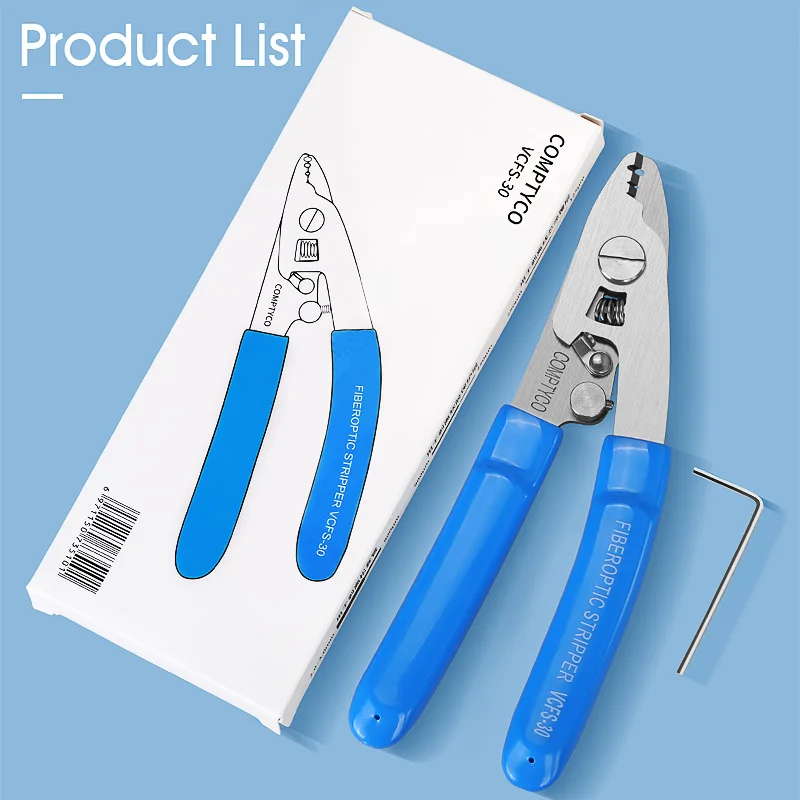 Fiber Optic Tool kit 3mm * 2mm Leather Wire Stripper and VCFS-30/20 Three/Two-port Stripper(Stainless steel) Combination set
