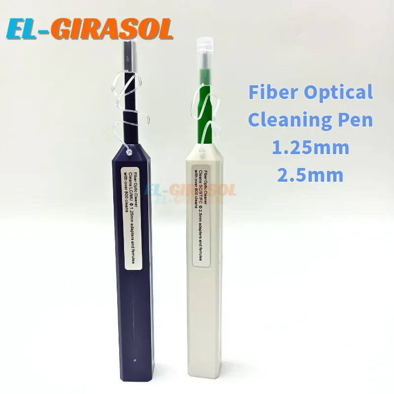 

Fiber Cleaning Pen 1.25mm 2.5mm LC/SC/FC/ST One Click Cleaning Tool 800 times Fiber Cleaning Fiber Cleaner Pen Stick Kit FTTH