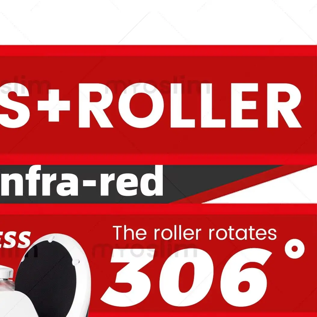 Ems Body Sculpt Professional Machine Infra-red Silicone Inner Ball Roller Cellulite Reduction 360 Degree Vacuum Roller Machine