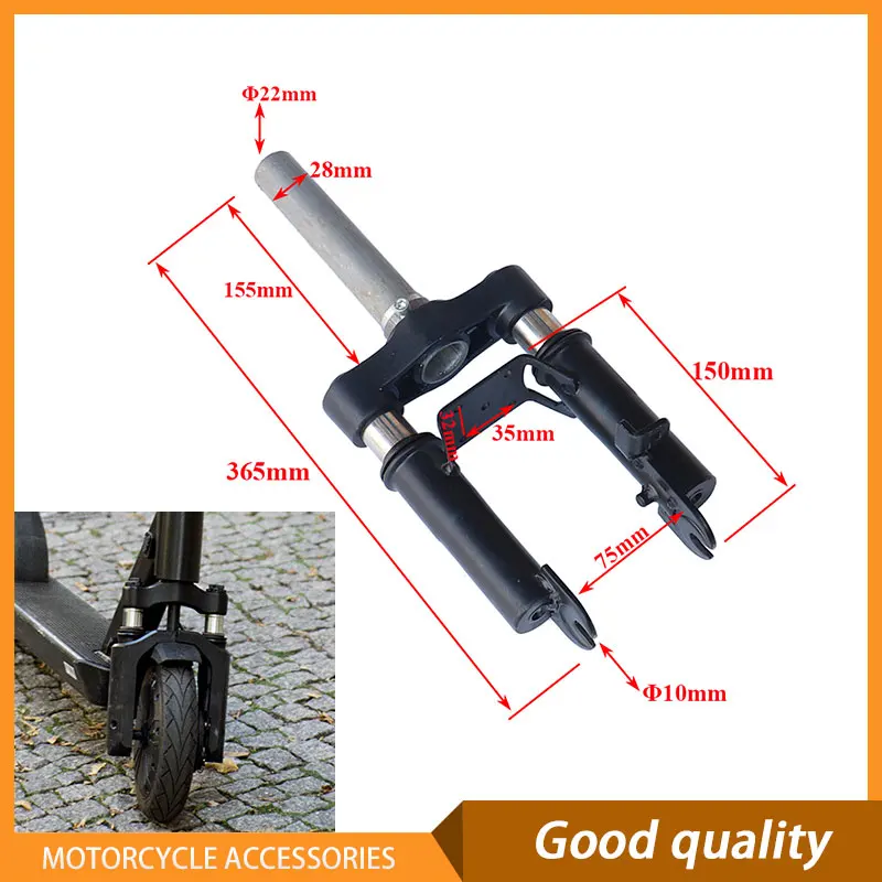 10 inch suspension front fork is suitable for front shock absorber of motorcycle, mountain bike, electric scooter