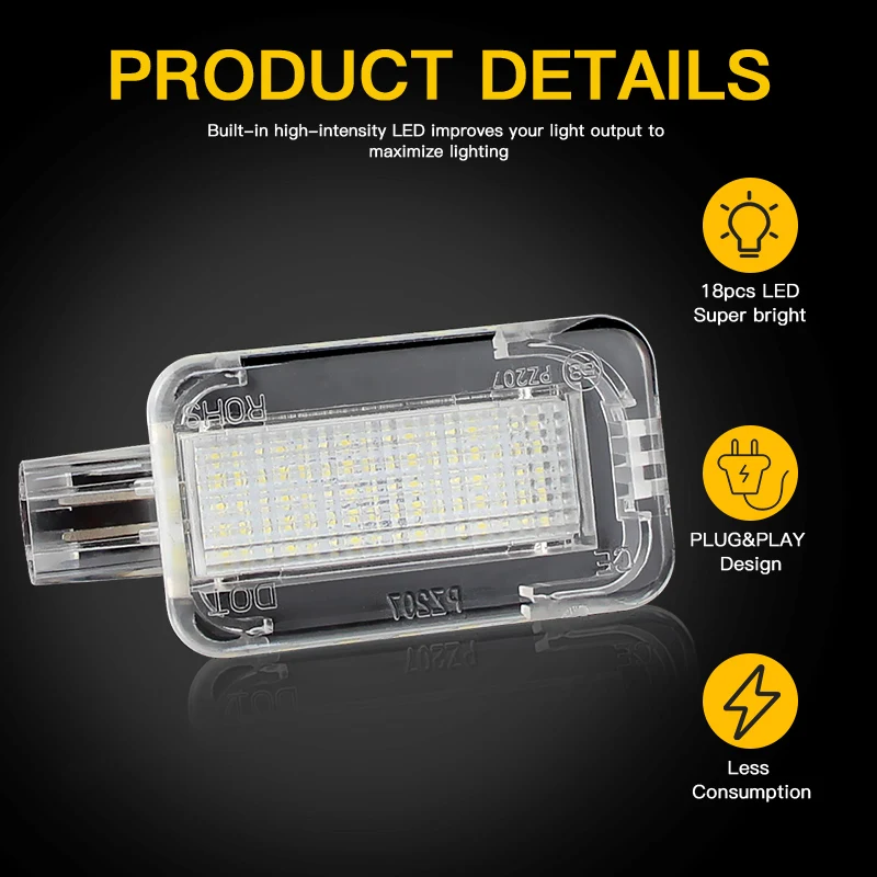 パーツ  LUGGAGE COMPARTMENT LIGHT LED LED Luggage Compartment Lights Trunk Lamp Car Accessories For