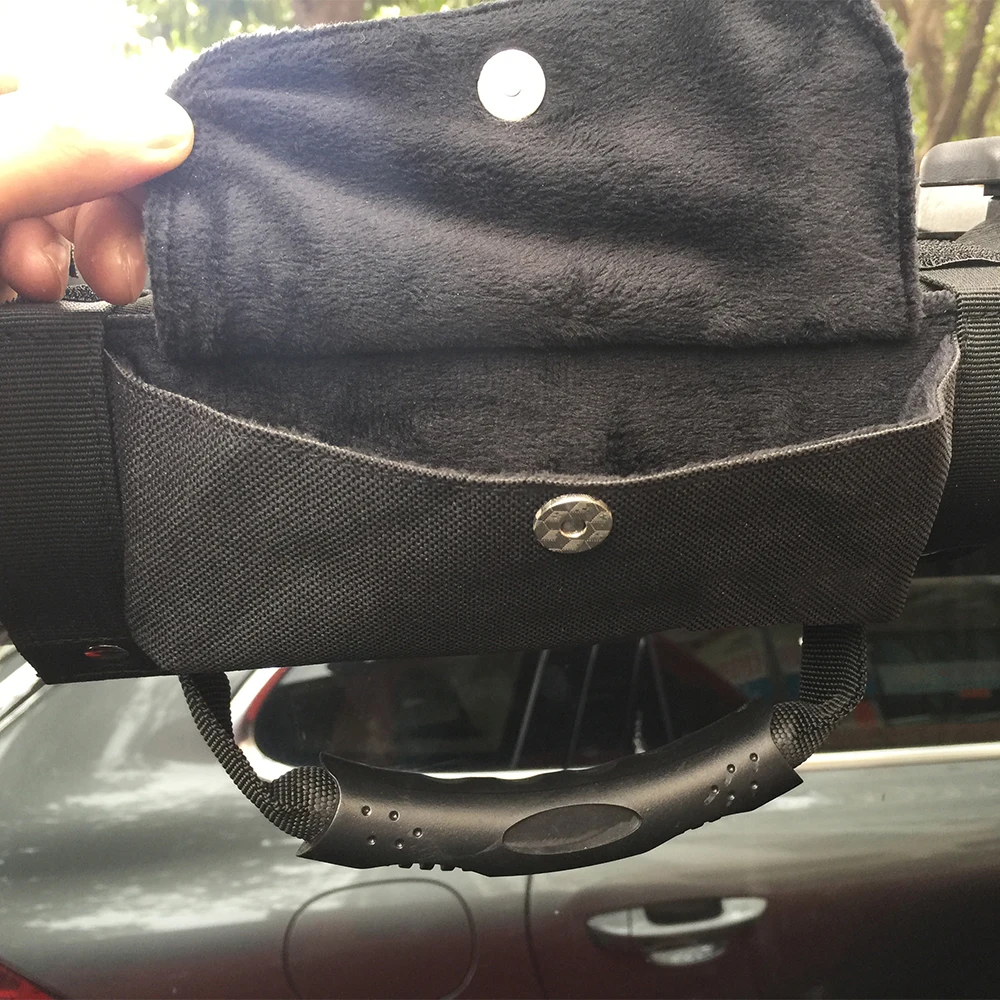 

Handle with bag for sunglsaaes J248 oxford for jeep JK for wrangler 2007-2017 car accessories