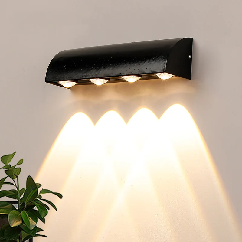 

Black housing wall sconce 2w 3w 4w for aisle corridor balcony courtyard staircase decorate led wall lamp wholsae outdoor light