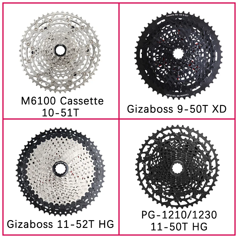 SRAM SX Eagle 12-SPEED Groupset DEORE M6100 Trigger Shifter Rear Derailleur 11-50T HG Cassette Chain Bicycle Accessories