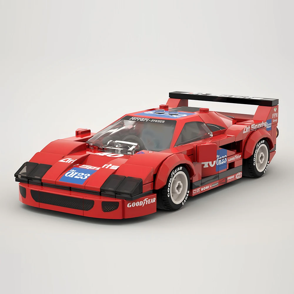 187PCS MOC Speed Champions 1990 IMSA Sports Car Championship City Car Model Building Blocks Set Children\'s Toy Christmas Gift