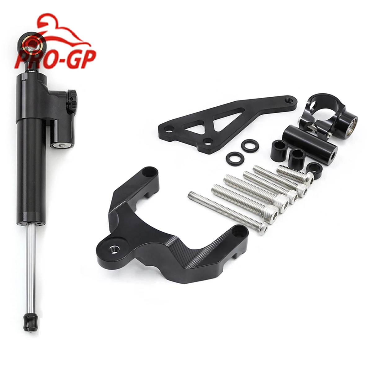 

For Suzuki GSR600 2006-2010 Motorcycle Steering Damper Stabilizer Bracket CNC Aluminum Mounting Support Kit Holder