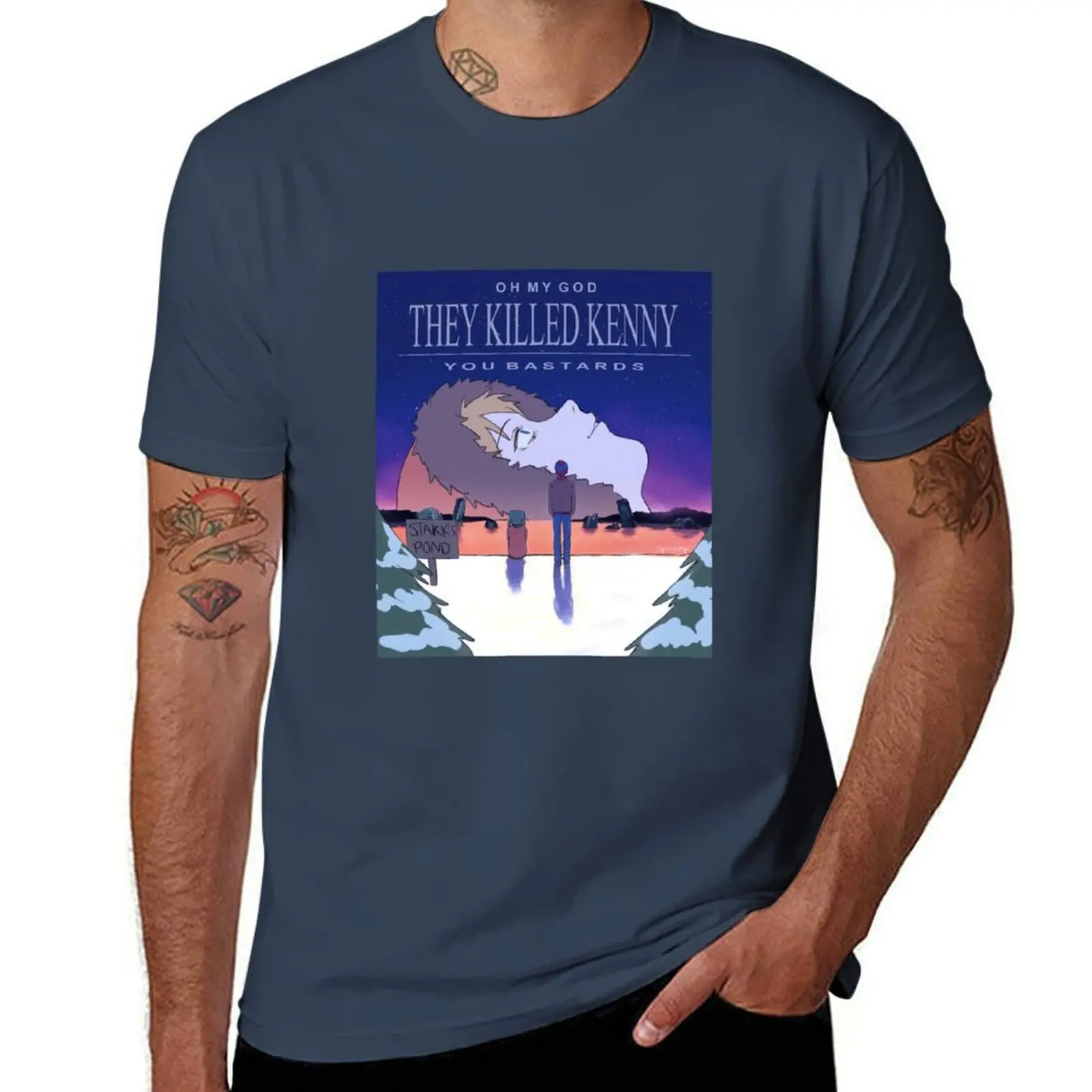 end of south park T-Shirt man t shirt cotton man t shirt heavy cotton t shirt for man 100 percent cotton T-Shirt