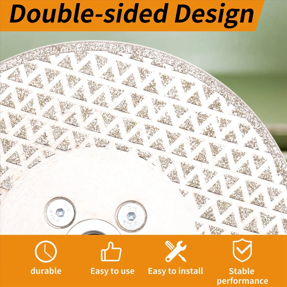 

Алмазный отрезной диск Y17A M14 с вакуумной пайкой, двухсторонний, для резки мрамора, бетона, керамической плитки, 150 мм