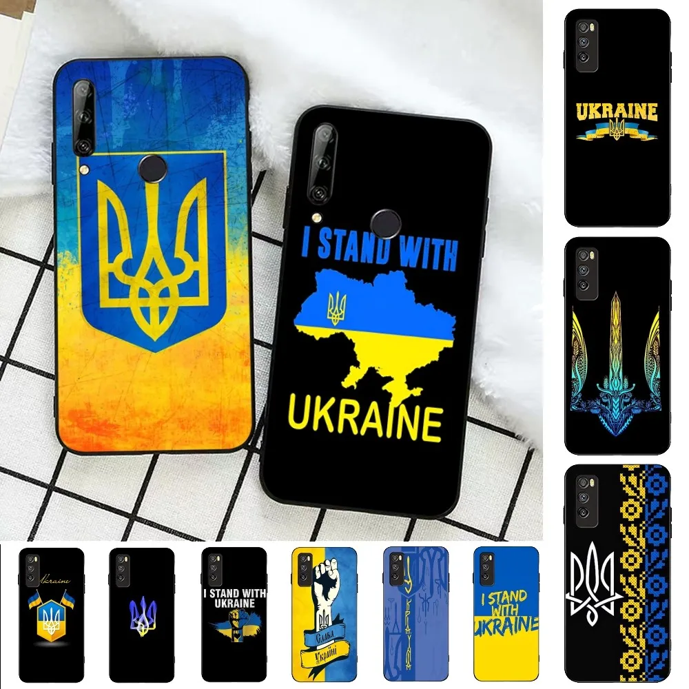 U-Ukraine Flag Phone Case For Huawei Honor 10 Lite 9 20 7A 9X 30 50 60 70 Pro Plus Soft Silicone Cover