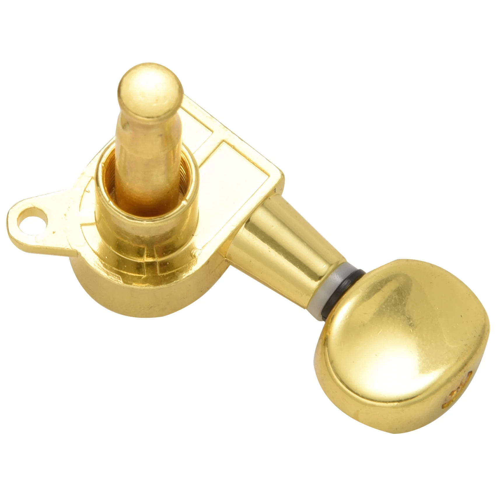 A74K-12 قطعة أوتاد مفاتيح ضبط سلسلة الجيتار/مقابض رأس الآلة (للليسار واليمين) مع حلقات، البطانات الملولبة (ذهبي)