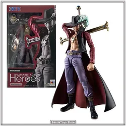 In Stock Original MegaHouse Reissue One Piece Variable Action Heroes Dracule Mihawk Anime Action Collection Figures Model Toys