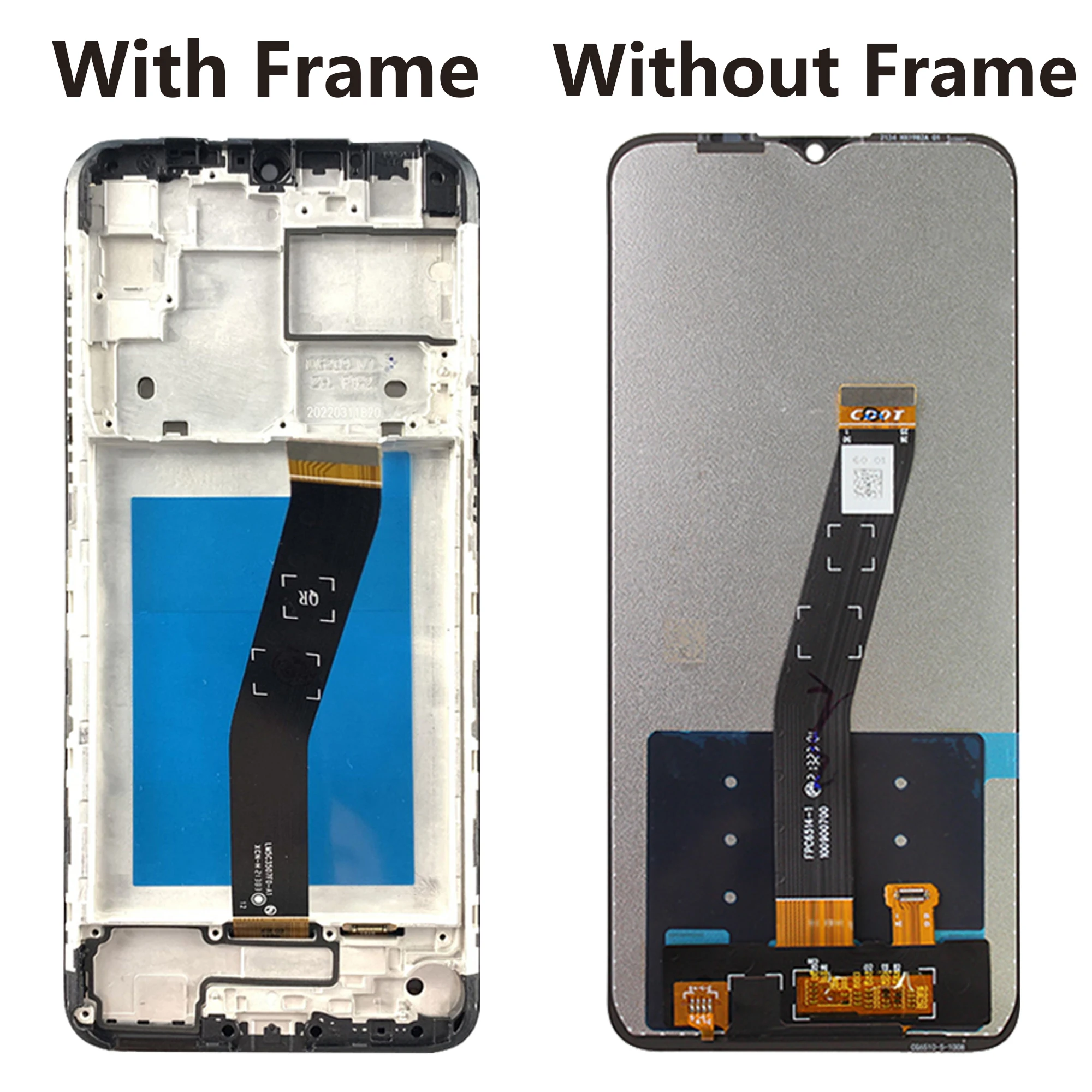 Originale per Alcatel 1S (2021) LCD completo con cornice 6025 6025D Display Digitizer Assembly Touch Screen parti di riparazione di ricambio