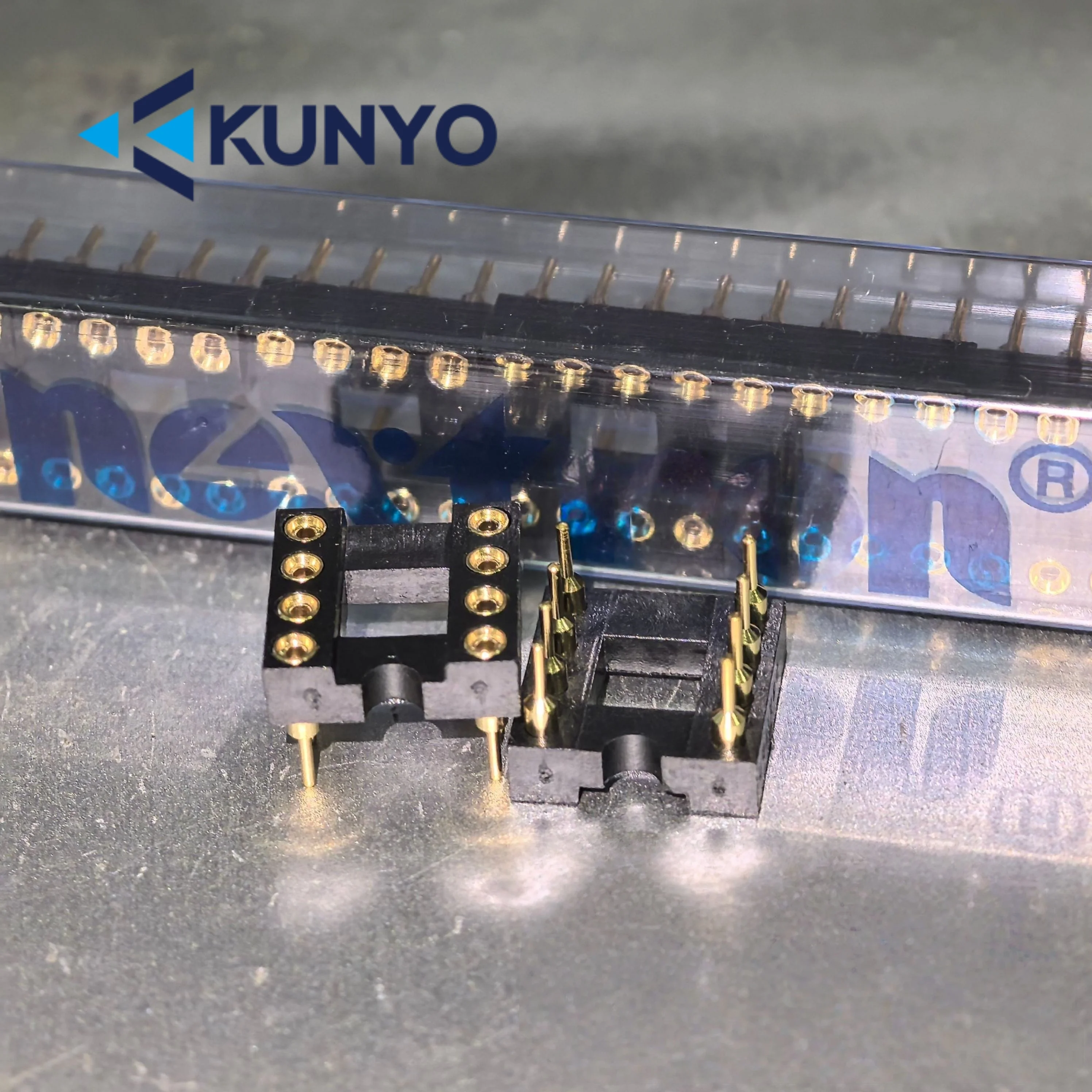 (5piece) Brand new original Zhengling fully gold-plated round hole IC 8-pin socket,IC operational amplifier socket