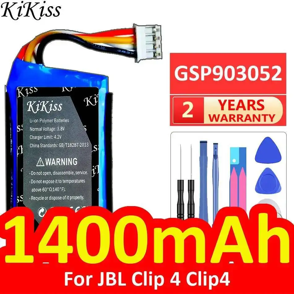 

GSP903052 Надежный сменный блок питания 1400 мАч Bluetooth-динамик Батарея для Jbl Clip 4 Clip4