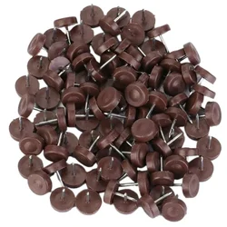 100 PCS Noise-reducing furniture leg protectors with plastic pads