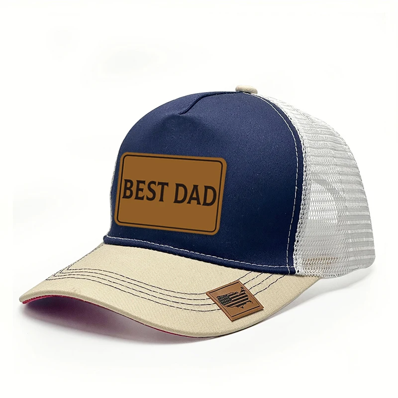 

Wholesale Dad Hat with Custom Text - Bulk Order Breathable Unisex Baseball Cap for Father's Day