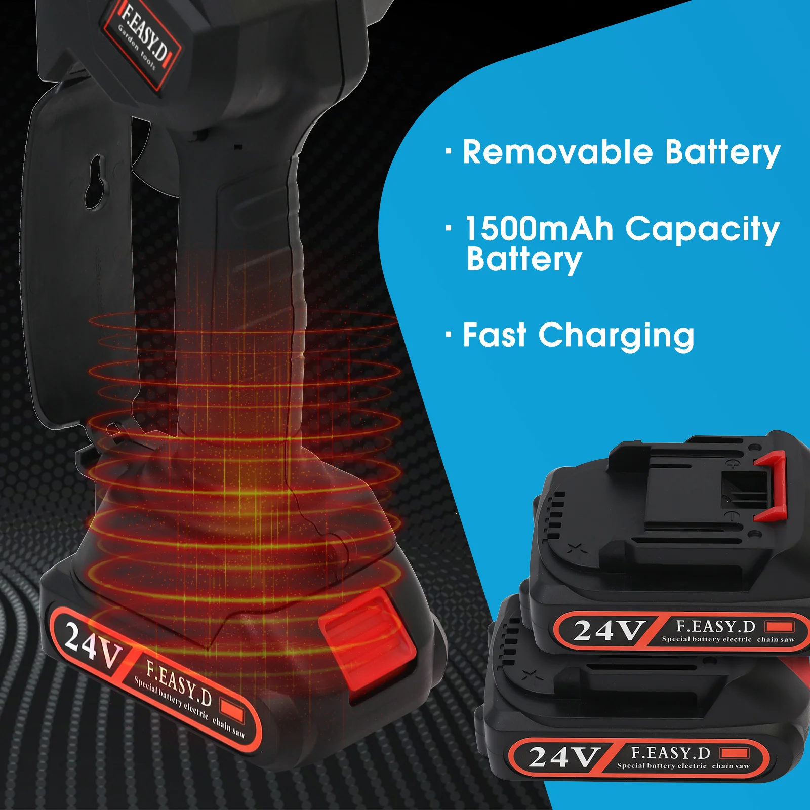 منشار كهربائي لاسلكي 2 في 1 بق - مراجعة Electric Chainsaw Battery وسعره