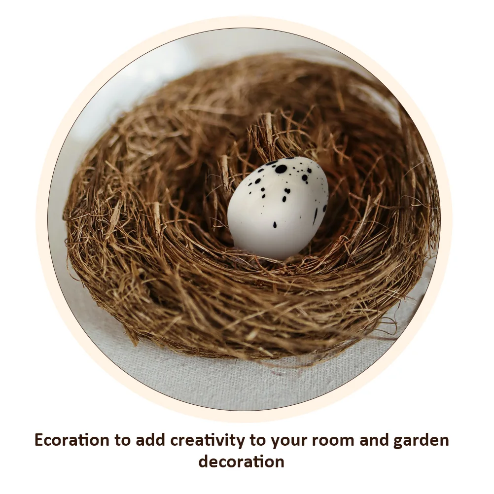 

Simulation Bird Eggs Mini Artificial Quail Egg Decoration for Bridal Shower Easter Party Garden Home Craft Simulation Eggs