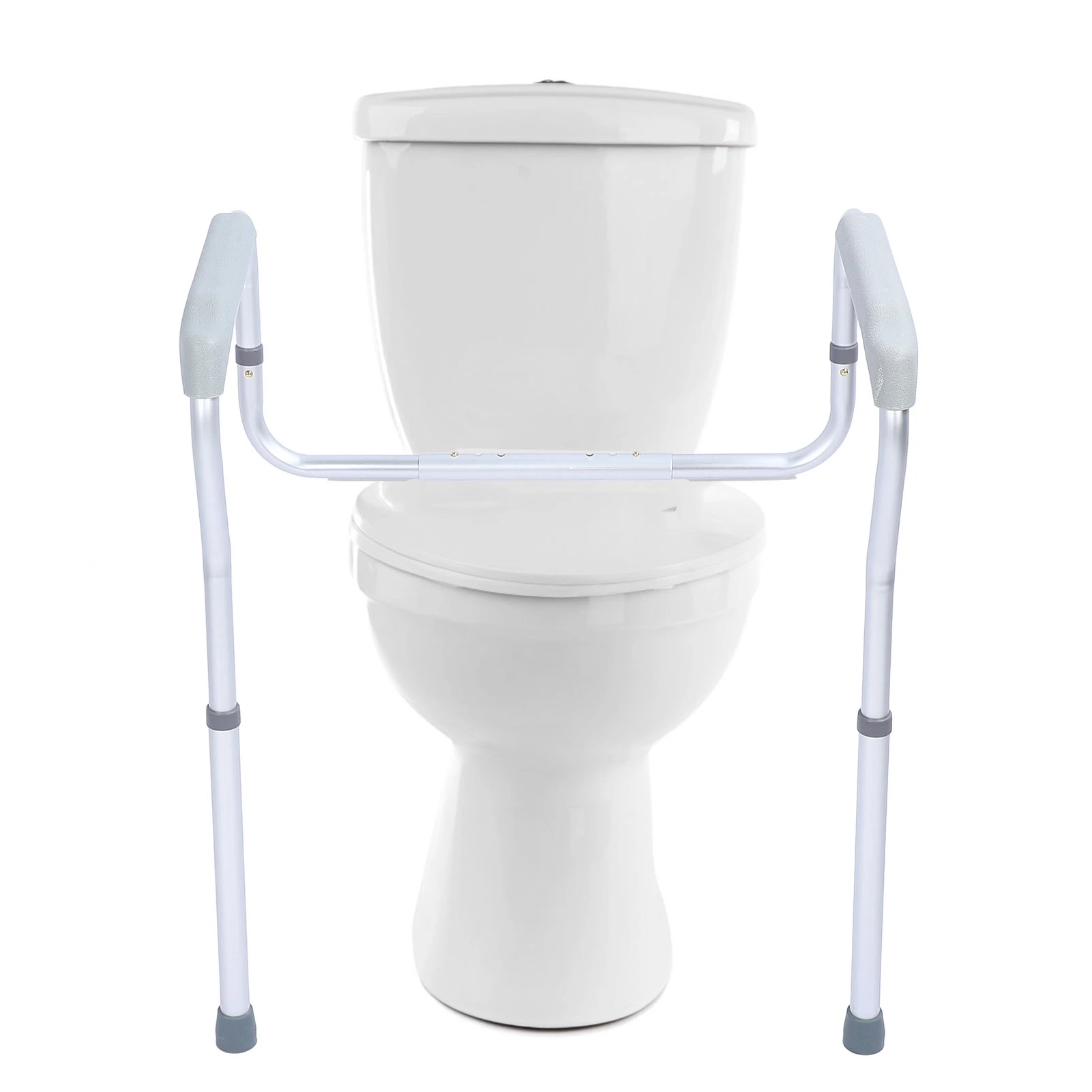 Bathroom Aluminum Alloy Toilet Guardrail Safety Rail Frame for Elderly Disabled Pregnant Women Toilet Seat Rail Toilet Guardrail