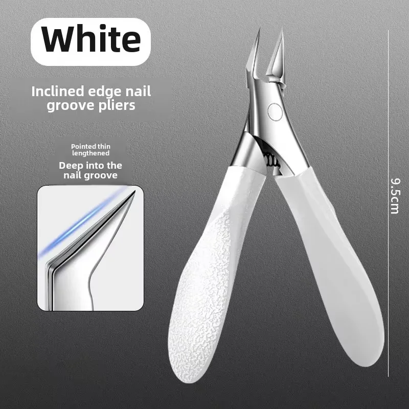 Juego de manicura, herramienta para cutículas, tijeras para la piel, empuje de acero, tenedor de cuero muerto, cortaúñas, limpieza de uñas, removedor, empujador, pedicura