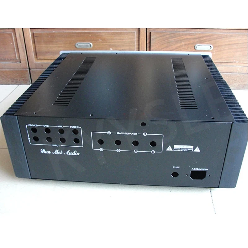 Kyyslb 435*390*160mm amplificador chassis caixa casa diy gabinete amplificador de som de áudio em casa caso escudo