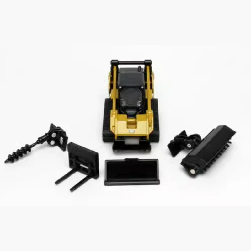 Dm diecast escala 1:64 cat 272 & 297d2 carregador deslizante liga modelo de carro de engenharia 85693 coleção exibição estática ornamentos presente brinquedo