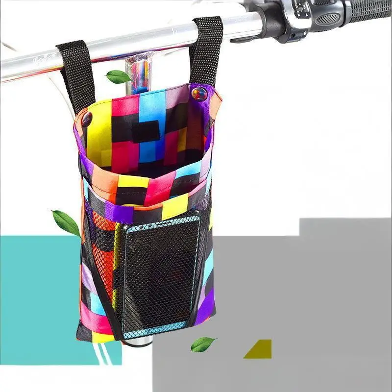 Bicycle Front Storage Bag Detachable Handlebar Basket Large Capacity Durable Pocket for Long Distance Cycling Trips