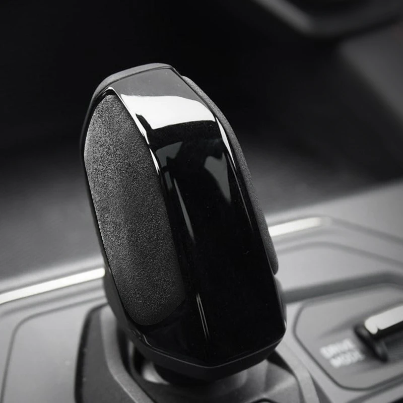 For Lynk & Co 01 05 2020-Present Alcantara Suede Wrapping Car Gear Shift Knob Cover Decoration Protective Shell Accessories