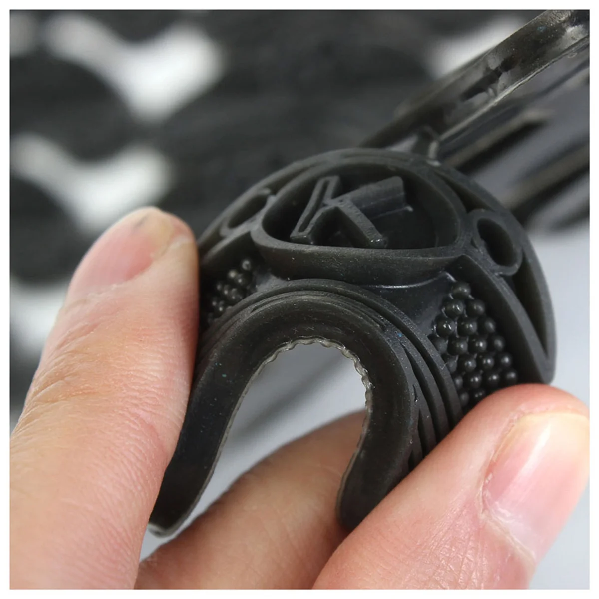 AB47-200PCS 20 ペアゴムヒールセーバーつま先プレートタップ DIY 靴修理パッドサイズ: 56 X 24 X 3.1 ミリメートル