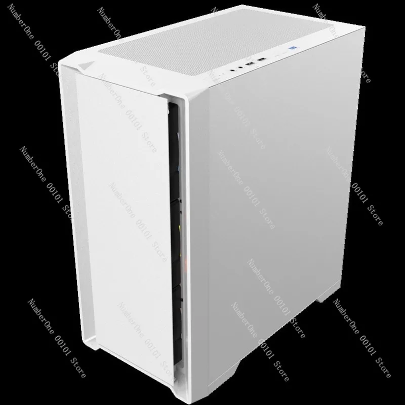 Desktop PC Gaming Computer Case M2 Wide Body Tempered Glass Mid Tower Chassis Cartoon Esports Style for ATX Micro ATX ITX - view 4