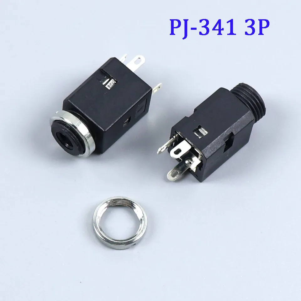 3.5mm Female Audio Jack Socket 5/10Pcs PJ324 PJ325 PJ301 PJ376 PJ341
