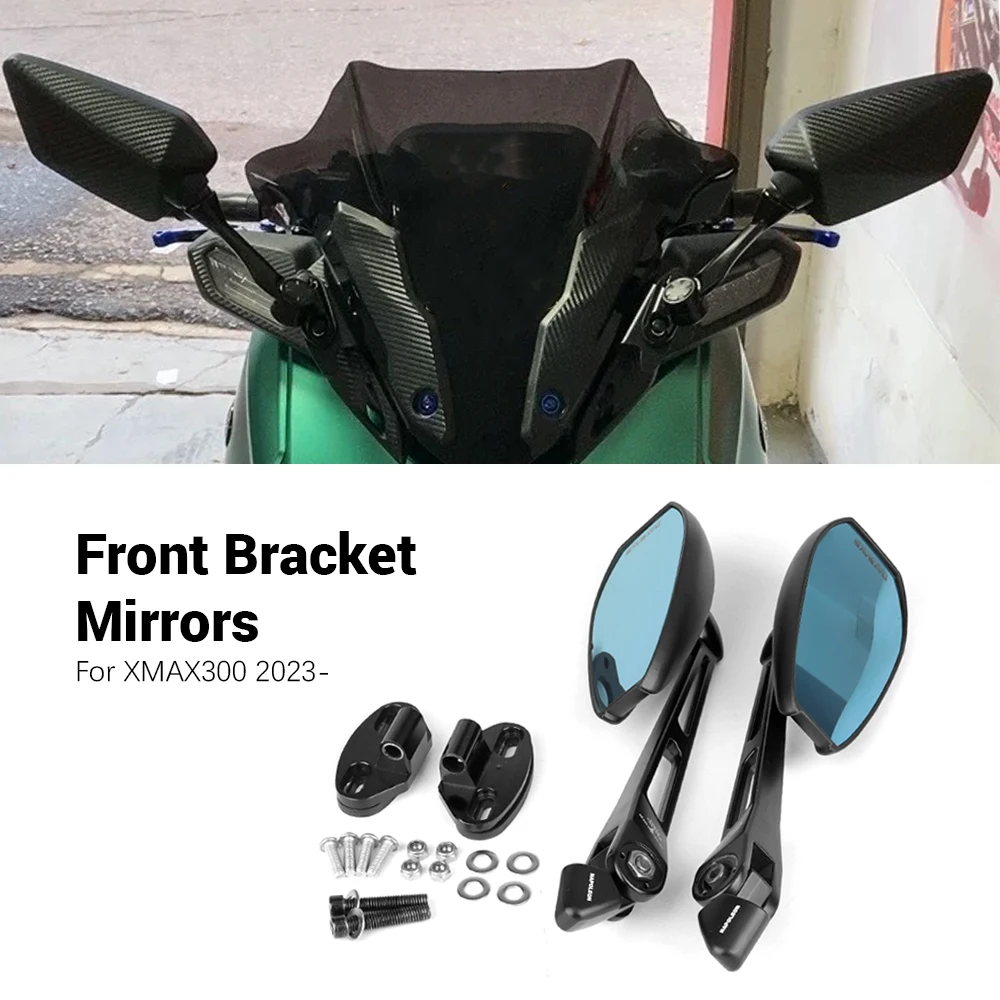 

Motorcycle Accessories for Yamaha XMAX300 Xmax300 xmax300 2023-2024 Modified Rearview Mirrors Forward Shift Bracket Reflector