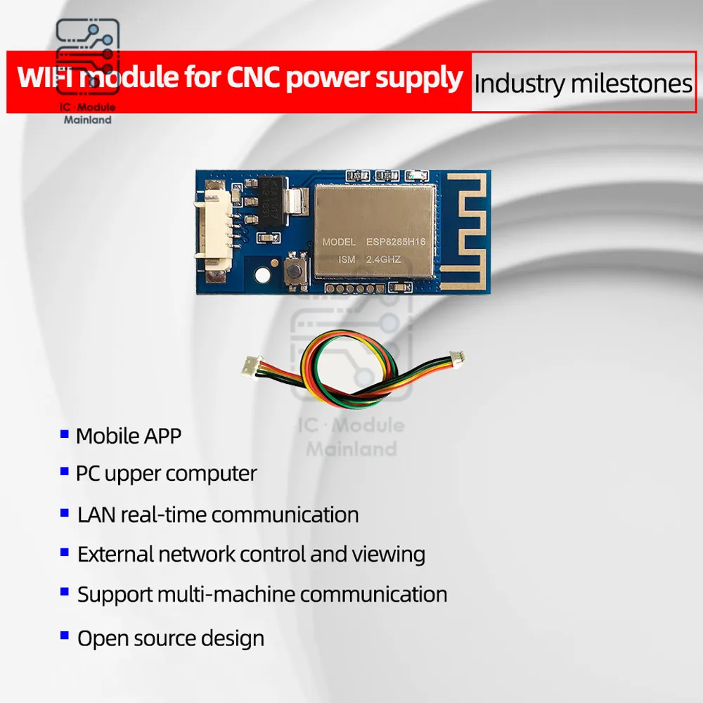 Módulo WiFi ESP8285, aplicación móvil inteligente para el hogar, Control remoto, fuente de alimentación abierta, transmisión transparente