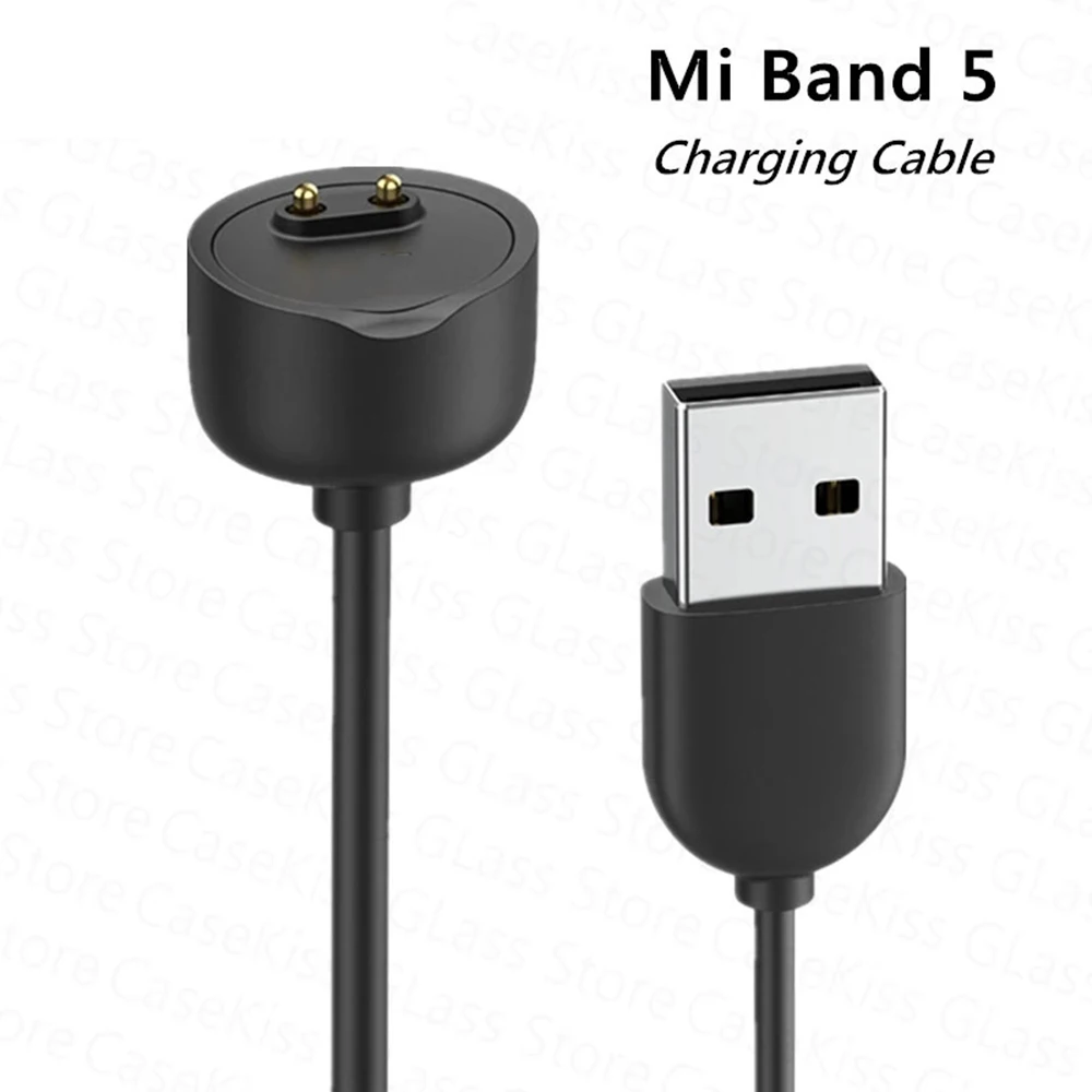 50cm USB Smart Bracelet Accessories Charging Line Charger Date Cable For xiaomi mi band 5