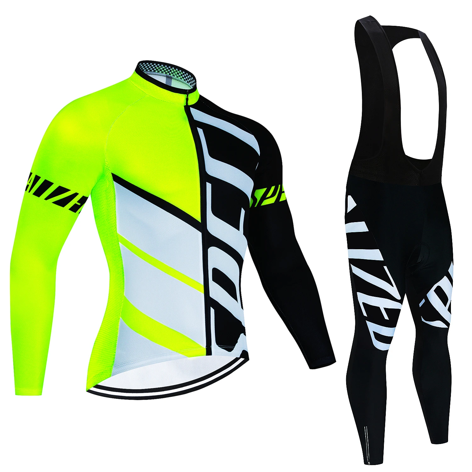 Spring Autumn Long Sleeve Cycling Jersey Set Breathable Bike Clothing Uniform MTB Bicycle Clothing Suits Maillot Ropa Ciclismo