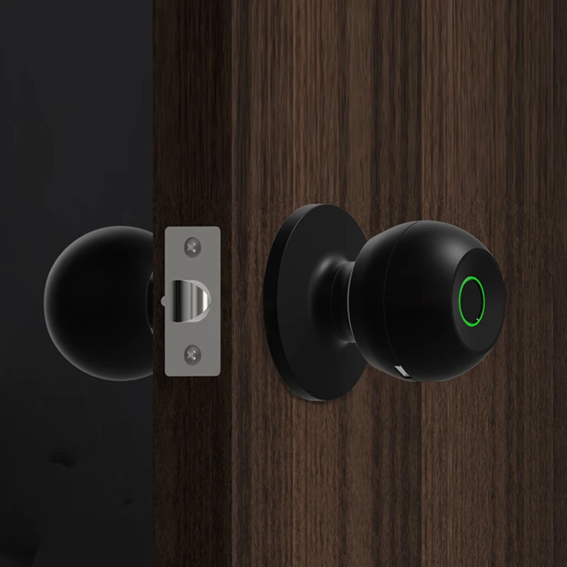 N99R-Spherical-Smart-Password-Lock-Indoor-Fingerprint-Lock-Wooden-Door-Anti-Theft-Door-Electronic-Lock-Room-Door-Lock