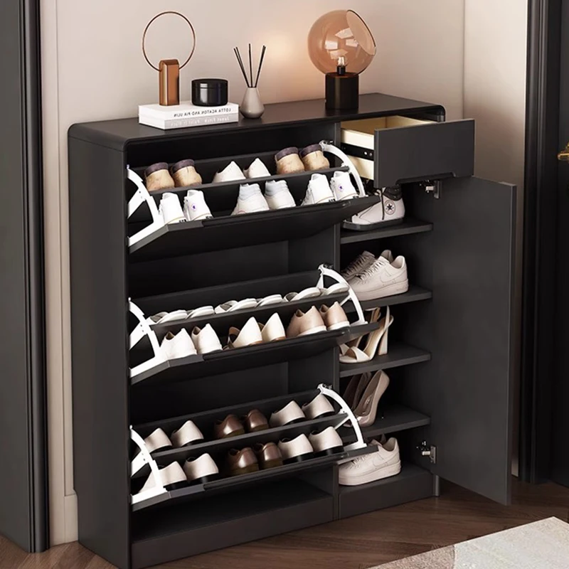Modern Vertical Shoe Cabinet Organizer Mobile Living Room Shoe Shelf Storage College Dorm Essentials Muebles Salon Furniture - Image 5