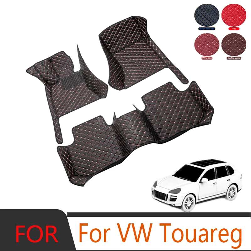 

Car Floor Mats For VW VW Touareg 7L 2002~2009 5saet Waterproof Protective Pad Car Matt Tapetes Automovil Car Accessories