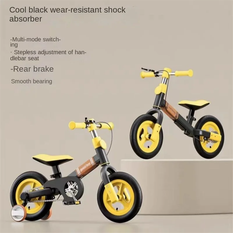 Children\'s Balance Multi-function Bicycle Three-in-one Bicycle 1-3-6 Years Old Boys And Girls Lightweight Bicycle Baby Carriage