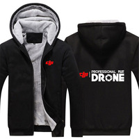 2024 Dji Professional Pilot Drone Spring and Autumn New Men Cardigan Thick Casual Comfort Long Sleeve Zip-up Hoodies Sweatshirts