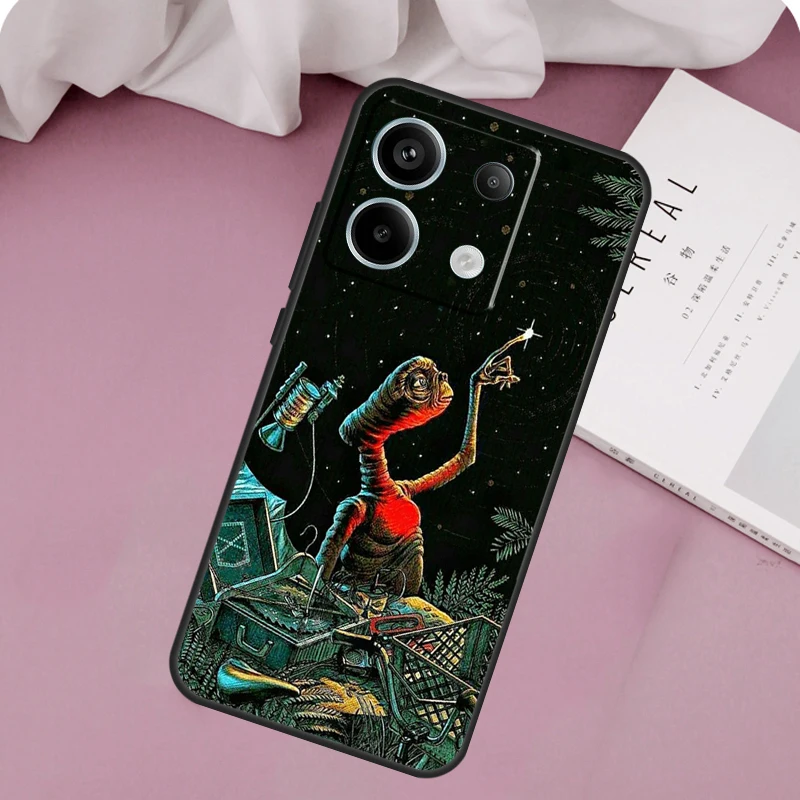 E.T. the Extra-Terrestrial Case For Redmi Note 13 Pro Plus 9 10 11 12 Pro 10S 11S 12S Redmi 12 9C 10C 12C 13C Cover