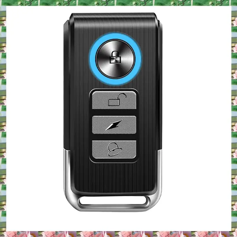

Sports Bicycle Alarm System Bicycle Alarm System With Remote Control Wireless Motorcycle Bicycle Tracker Anti-Theft Bike Alarm,B