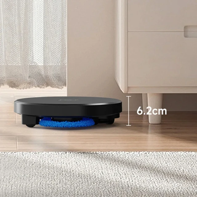 XMSJ Robot Mop – USB-Rechargeable Automatic Two-Wheel Sweeper – view 5