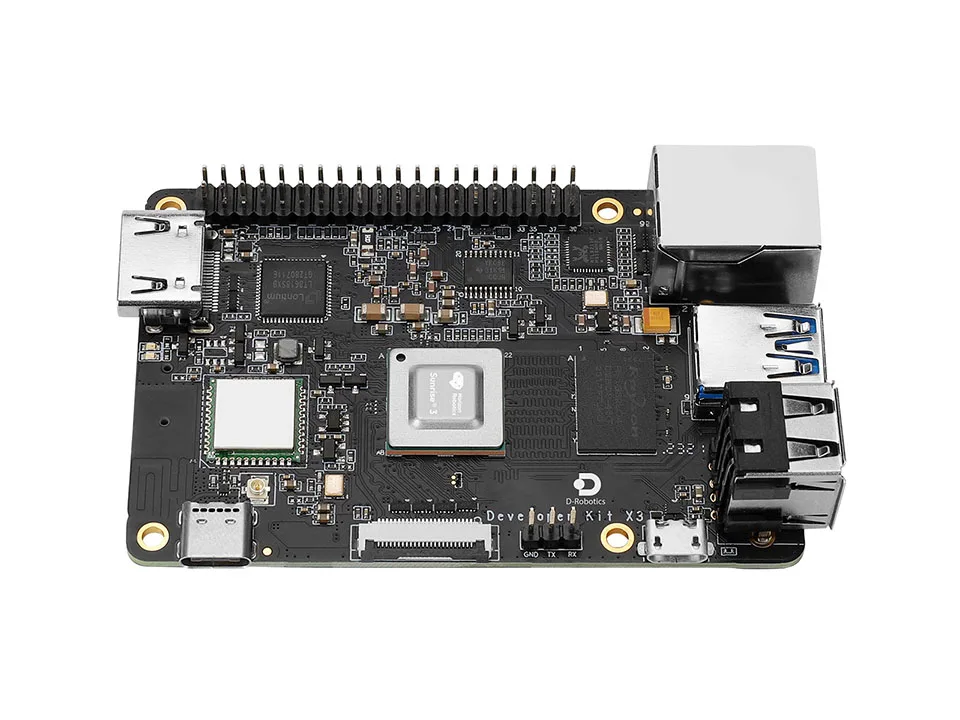 Waveshare D-Robotics RDK X3 Development Board, Quad-core  Cortex-A53 , 5Tops Inference, Options for 2GB/4GB